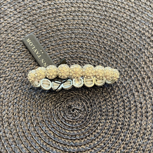 Ann Taylor Silver & Rhinestone Bracelet - Picture 3 of 4